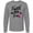 AC-Heather Grey, variant on Inktastic Breast Cancer Awareness Faith over Fear with Pink Ribbon and Arrow Long Sleeve T-Shirt
