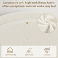 thumbnail image 5 of Danolapsi Queen Size Bed Frame with Storage Drawers, Upholstered Boucle Platform Bed with Round Headboard, Heavy Duty & Noise Free, No Box Spring Needed, 5 of 8