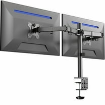 VIVO Black Dual Monitor Desk Mount Adjustable Stand, Fits Screens up to 32"