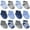 Boys Soild+ Striped, variant on Debra Weitzner Non Slip Ankle Socks With Grips for Toddlers 6 to 12 Months Old, Multicolor 12 Pairs