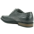 thumbnail image 5 of Alpine Swiss Zurich Mens Wing Tip Dress Shoes Two Tone Brogue Lace Up Oxfords, 5 of 7