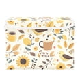 thumbnail image 7 of Yayeee Collapsible Cube Storage Bin with Lid Fabric Closet Decorative Basket with Handles, Beige Birds Floral, 7 of 7