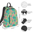 thumbnail image 4 of Daiia Colorful Palm Leaves School Backpack for Men and Women Lightweight Backpack Durable Backpack Water-Resistant,Travel,Work Bag, 4 of 9