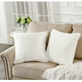 thumbnail image 3 of Home Soft Things Heavy Faux Fur 2 Piece Throw Pillow Cover Set - Erget - 20"X20", 3 of 8