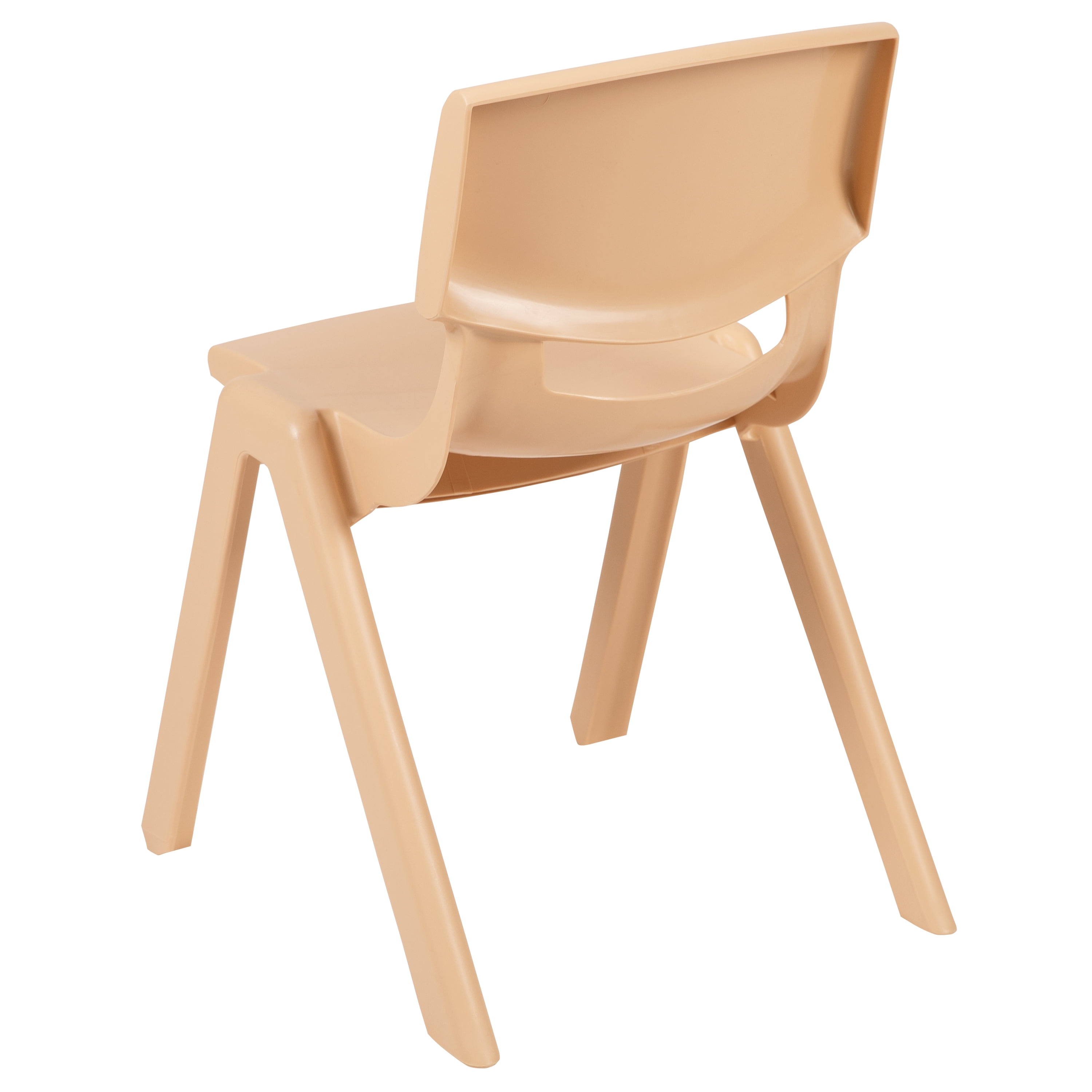 Flash Furniture 4 Pack Plastic Stackable School Chairs with 13.25 Seat Height Assorted Colors 