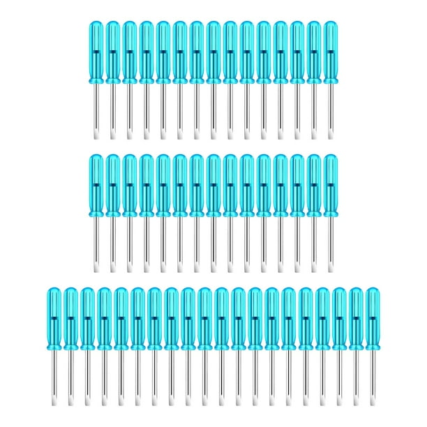 50 mini destornilladores de 2,0 mm para gafas, para uso diario. cabeza plana