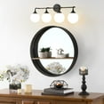 thumbnail image 2 of Bathroom vanity lights black 4 light modern vanity light fixtures, 2 of 6