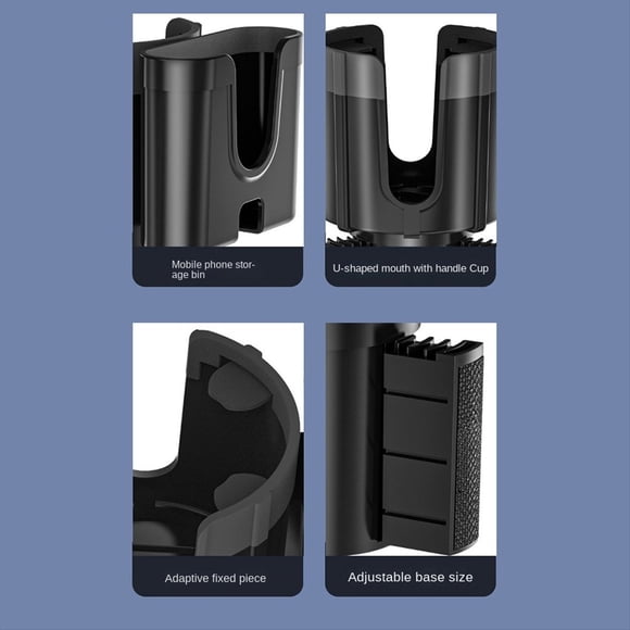 Car Cup Holder Expander, Cup Holder Extender Adapter for Car with Expandable Base,1 * Car Cup Holder,Black