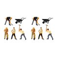 thumbnail image 3 of Decodeary Figurines Peintes Authentiques 1/64 pour Projets DIY, Mise en Page de Table de Sable, Miniatures de Collection 1:64 2Set, 3 of 6