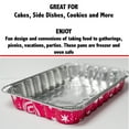 thumbnail image 4 of Handi-Foil Aluminum Red Pan with Lids, 13" x 9", (2 Pack), 4 of 6