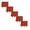Brick Red*5, variant on 1 Pc Garden Edging, Faux Stone Edging for Landscaping, Plastic Landscape Edging Border for Flowerbeds, DIY Landscape,Lawn & Flower Bed, Black