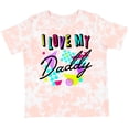 thumbnail image 3 of Inktastic I Love My Daddy- 80s Retro Style Boys or Girls Toddler T-Shirt, 3 of 5
