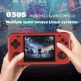 thumbnail image 3 of Consola Videojuegos O30S Retro Handheld 3.5 Pulgadas Pantalla Abierta (64G) Rojo, 3 of 9