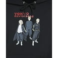 thumbnail image 2 of Tokyo Revengers Men's Toman Trio Graphic Print Manga Pullover Hoodie, 2 of 6