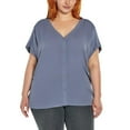 thumbnail image 4 of Orvis Women's Button Front Blouse, Blue XL, 4 of 4