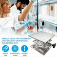 thumbnail image 3 of Stainless Steel Lift Tables Mini Portable Lab Lifting Platform Stand Rack for Chemistry Biology Experience/Soldering, 3 of 4