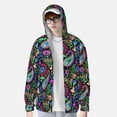 thumbnail image 2 of Daiia Watercolor Floral Paisley UPF 50+ Sun Protection Hoodie Jacket Lightweight Long Sleeve Sun Shirt for Women Men with Pocket Hiking Outdoor-XX-Large, 2 of 7