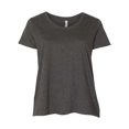 thumbnail image 1 of LAT Mujer Curvy Collection Scoop Neck Premium Jersey Tee (3804) Vintage Smoke, LAT 3804, 1 of 1