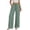 Mint Green, variant on Tqcoqu Womens Wide Leg Linen Palazzo Pants Casual Elastic Waist Drawstring Flowy Loose Beach Travel Trousers with Pockets,Army Green,Women's S-XXL