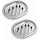 thumbnail image 1 of Stainless Steel Soap Dish with Draining Tray, Durable Brushed Metal Holder for Long-Lasting Use, 1 of 1