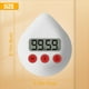 thumbnail image 4 of Reloj de BañO Digital Reloj de Ducha una Prueba de Agua Temporizador Temperatura Humedad Temporizador de Cuenta Regresiva Visual Reloj de Pared Blanco, 4 of 5