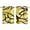 Yellow, variant on 2 Panels Kitchen Tier Curtains 39 Inch Length, Yellow Geometric Grommets Window Treatment Curtain, Farmhouse Abstract Black White Striped Thermal Curtains Drapes for Living Room/Bathroom