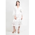 thumbnail image 4 of Vestido camisero de encaje bordado Roman Fashion /Juvenil, 107 (Blanco) blanco EG, 4 of 5