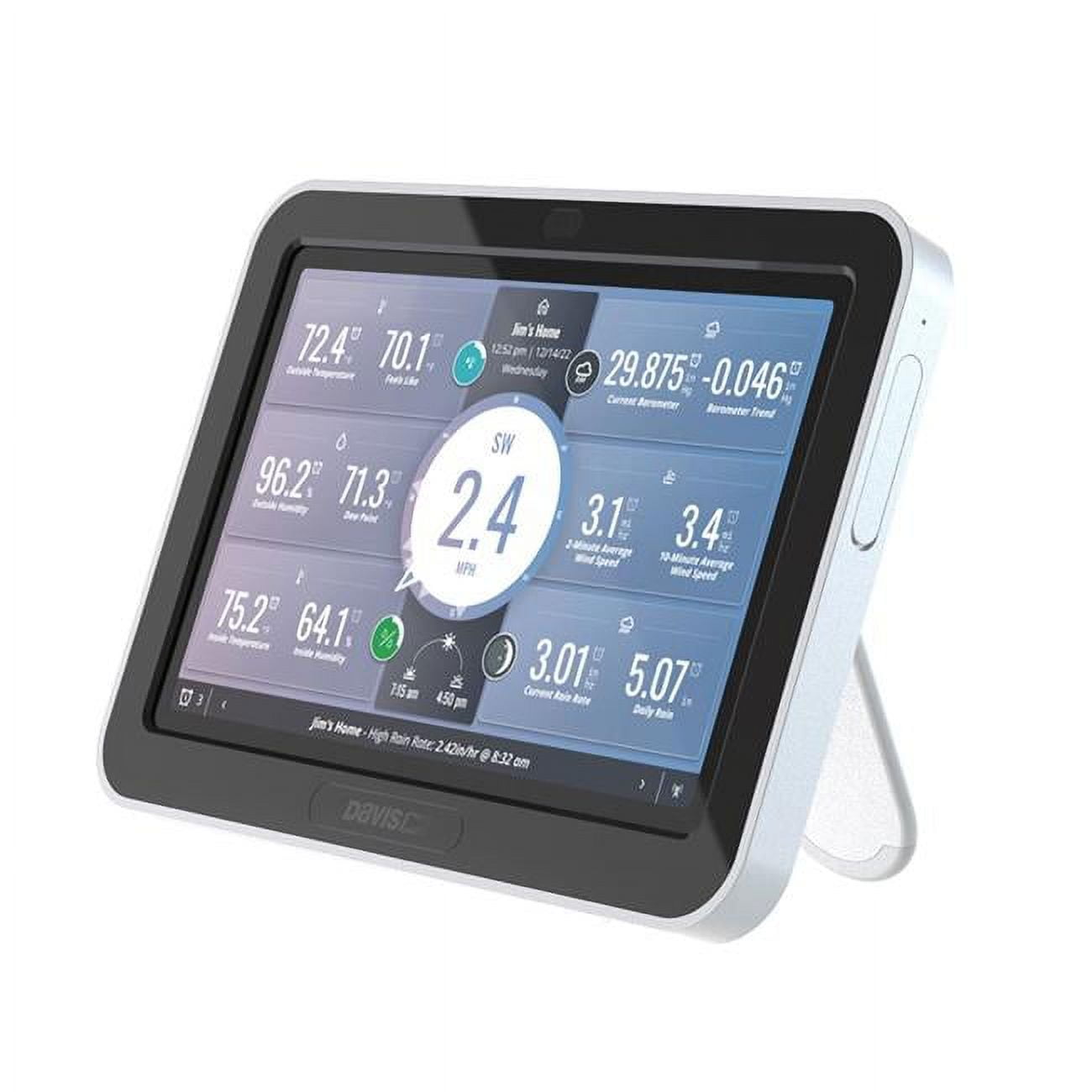 Davis Instruments 6313 8,75 x 6 x 0,75 in. Console de Liaison Météo à Écran Tactile HD