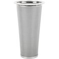 thumbnail image 1 of Cold Brew Coffee Filter, 304 Stainless Steel Cold Brew Coffee Filter Cone Mesh with White Rubber Circle Coffee Brew Infuser for Fruit Drink (8 * 15cm), 1 of 8