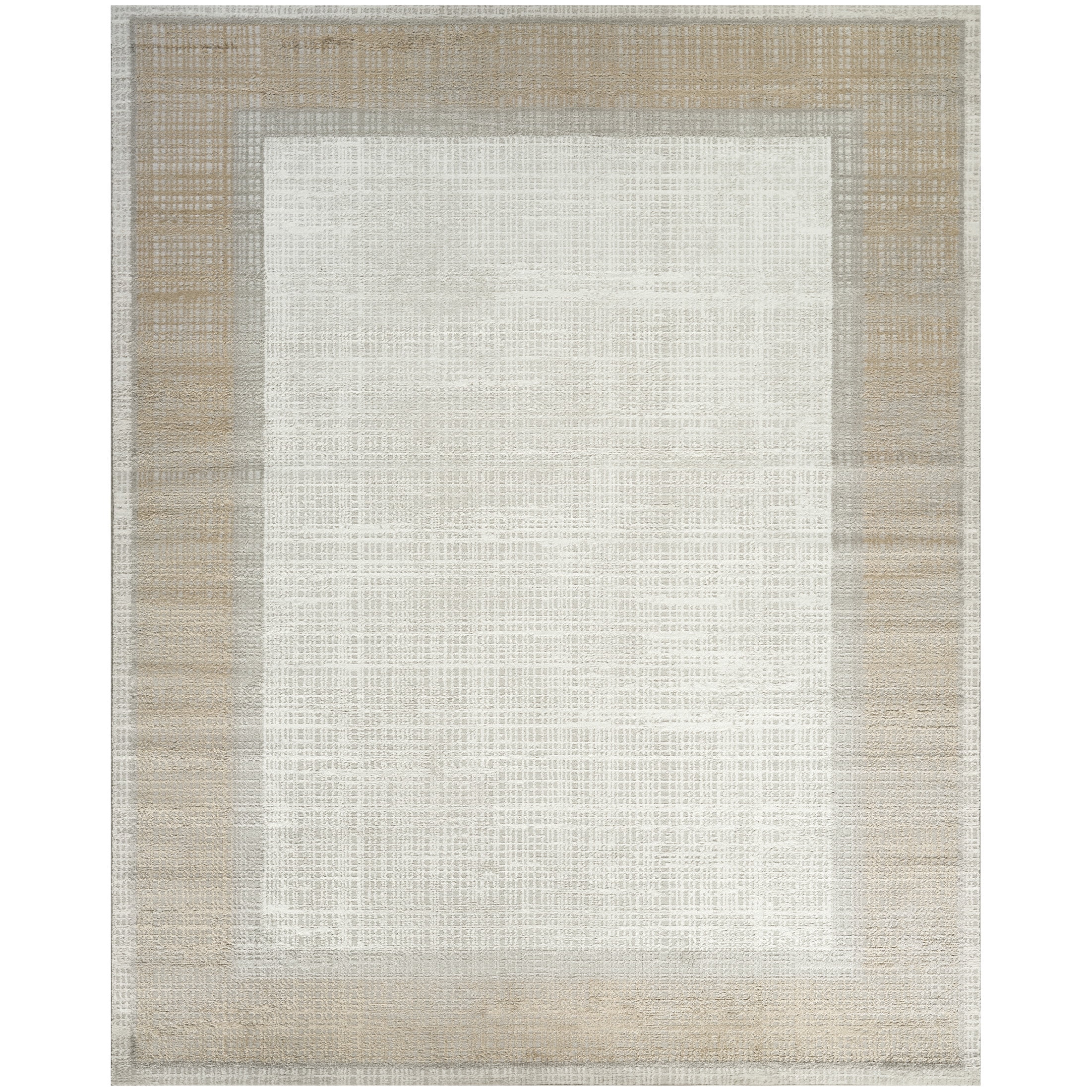 Nourison Dekor 7'10" x 9'10" Grey Modern Indoor Rug