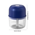 thumbnail image 6 of Wireless Electric Grinder with Sharp Blade Rechargeable Mini Size Multipurpose 40W Powerful Garlic Meat Grinder Kitchen Tool, 6 of 8