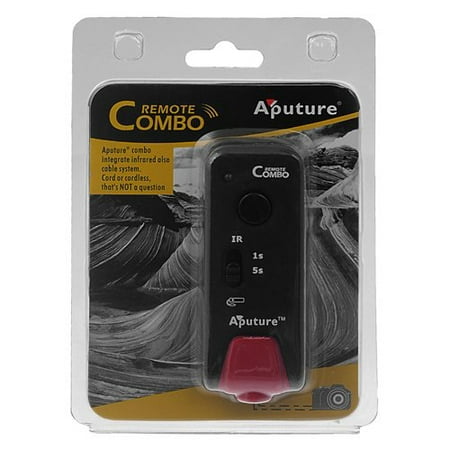 Aputure Combo Infrared Remote for Canon - CR3C, fits Canon EOS 5D, 5D Mark II, III, 1D, 1Ds, Mark II, III, IV,1Dx, 1DC, 7D, 50D, 40D, 30D, 20D,