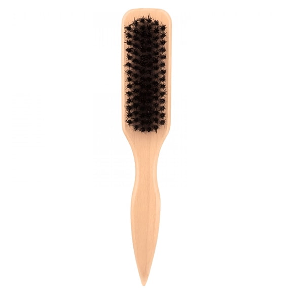 ACDANC 2026 New 1 Pc Boar Bristle Slick Back Hair Brush-Smooths Flyaways,Tames Frizz-Soft Smoothing Hairbrush to Create A Sleeks Ponytails,Buns&Styling Edges-Teasing Brush for Women&Men,8.86 Inch