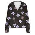 thumbnail image 5 of Puntoco Chaqueta Informal Con Botones Y Estampado De Moda Para Mujer, 5 of 5