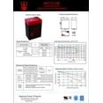 thumbnail image 5 of Teledyne 2RL6S5PH 6V 4.5Ah SLA Replacement Emergency Lighting Battery by Neptune, 5 of 7