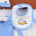 thumbnail image 4 of Ccpelsie Newborn Baby Boy Clothes Underwear Set Baby Clothes Eight Piece Set Baby Clothes Baby Products（A-Blue,0-3 Months), 4 of 9