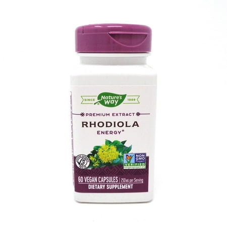 Nature's Way Rhodiola Rosea - 60 Vcaps