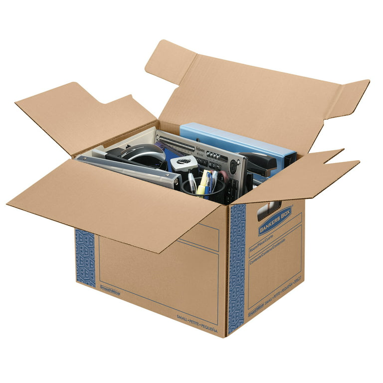 Pen+Gear Medium Recycled Packing Moving Storage Boxes,  19in.Lx14in.Wx17in.H, Kraft, 25 Count