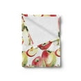 thumbnail image 2 of Fruits Soft Flannel Fleece Blanket, Halved and Quartered Organic McIntosh Apples Gourmet Food Healthy Life, Cozy Plush for Indoor and Outdoor Use, 60" x 80", Ivory Red Reseda Green, by Ambesonne, 2 of 5