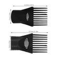 thumbnail image 6 of OULII 2Pcs Black Hair Dryer Comb Attachment Nozzle for Blow Dryer Efficient Styling and Drying, 6 of 6