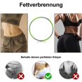 thumbnail image 2 of El aro deportivo de fitness, el aro desmontable de 6 segmentos es adecuado para fitness/deportes/hogar/oficina/moldeado del abdomen. Hay muchos colores disponibles. Sincero Juguete, 2 of 5