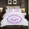 thumbnail image 4 of 3D Geometry Pattern Duvet Covercm 3D Print Microfiber Adults Children with 2 Pillowcases Double Bedding Set with Zipper, 4 of 5