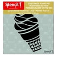 thumbnail image 3 of Stencil1 Ice Cream 2 Stencils - 5.75" x 6" Art Stencils, 3 of 6