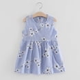 thumbnail image 3 of Bearichfupo Toddler Girls Summer Princess Dress Kids Baby Party Wedding Sleeveless Dresses, Sizes 4-5 Years, 3 of 6