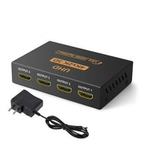 HDMI Splitter UHD 4K x 2K 3D HDMI-compatible Splitter 1X4 Video Splitter HDMI Cable Adapter
