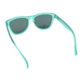 thumbnail image 6 of Polarized Mens Kush Color Mirror Pop Sport Horn Rim Sunglasses [Green - Purple Mirror], 6 of 7