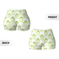 thumbnail image 5 of Lsque Frogs and Dragonflies Pattern High Waisted Biker Shorts for Women-Tummy Control Fitness Athletic Workout Running Yoga Gym Shorts,Moisture-Wicking-Medium, 5 of 9