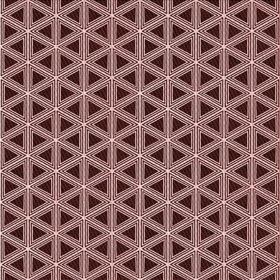 Ahgly Company Indoor Square Patterned Rose Pink Area Rugs, 6' Square