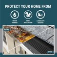 thumbnail image 3 of GutterHawk Gutter Guard - 48 FT. (Nominal) Black All-Aluminum Gutter Guard Kit with Screws Included. Fits 5 in. Gutters. DIY Friendly. (5 in. x 47.625 in. Pieces), 3 of 14