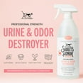 thumbnail image 2 of Cat Urine & Odor Destroyer - Professional Strength, Plant-Powered, Cruelty-Free Urine Eliminator for Carpets and Indoor Living Spaces, 35 oz., 2 of 4